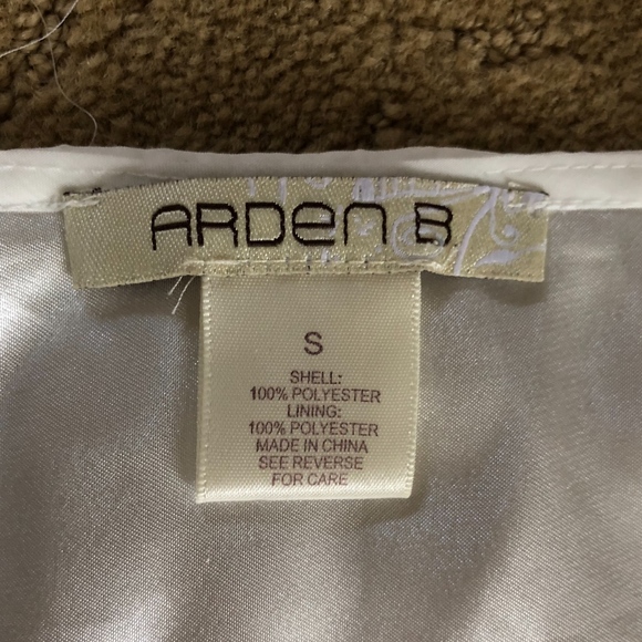 Arden B - One Shoulder Dress (White) - Picture 6 of 7